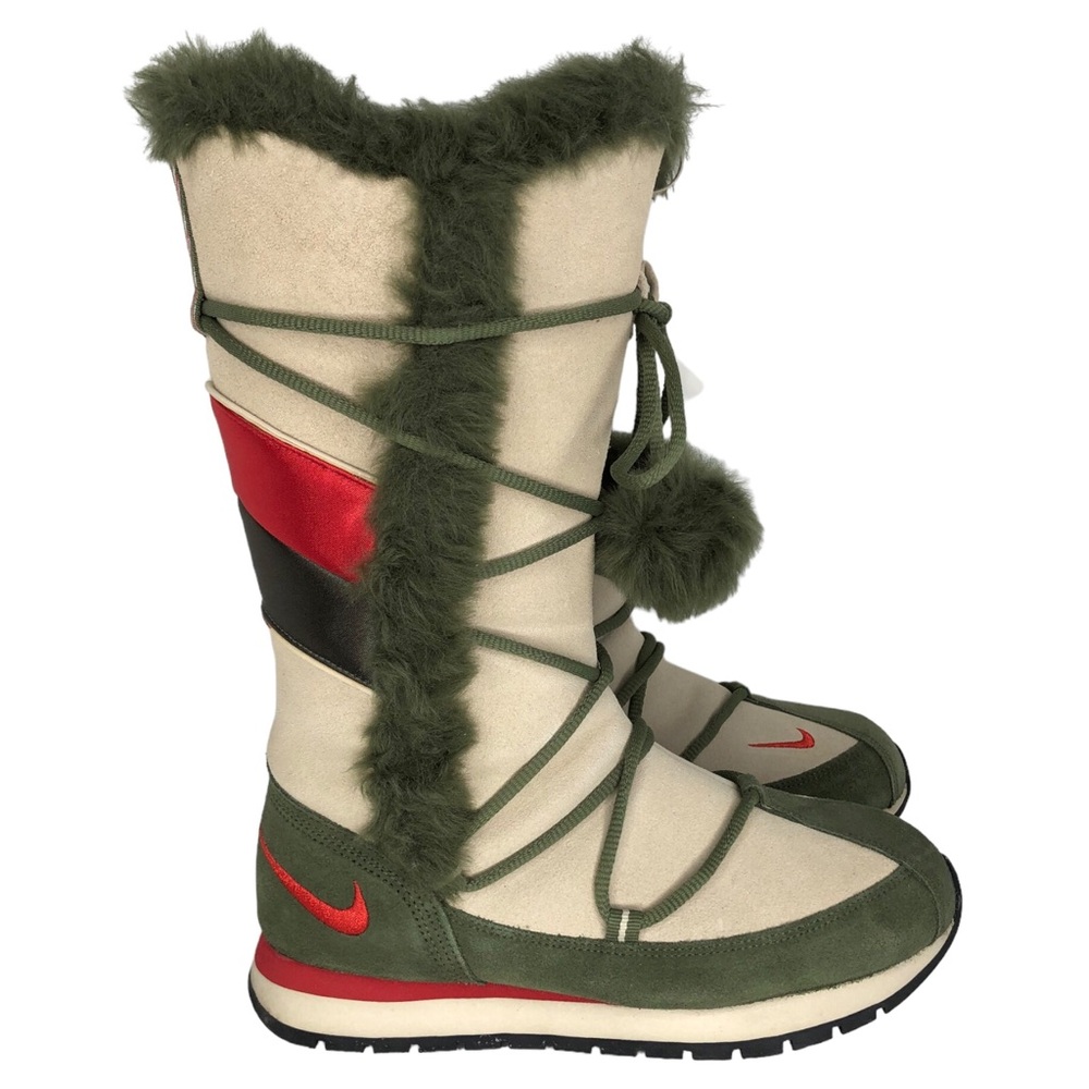 Nike Y2K Tall Suede Winter Snow Boots - Picture 2 of 13